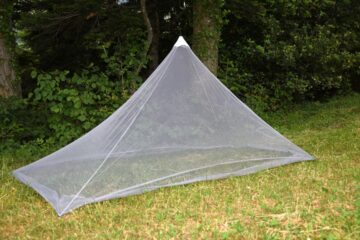 1 Personen Moskitonetz Outdoor, grau Pyramide