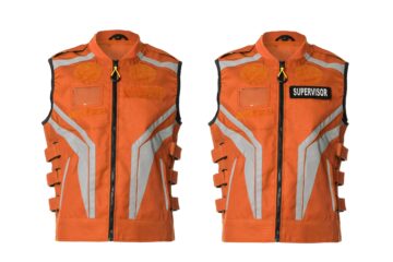 Gilet tattico arancione