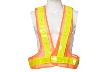 Reflective vest with LED