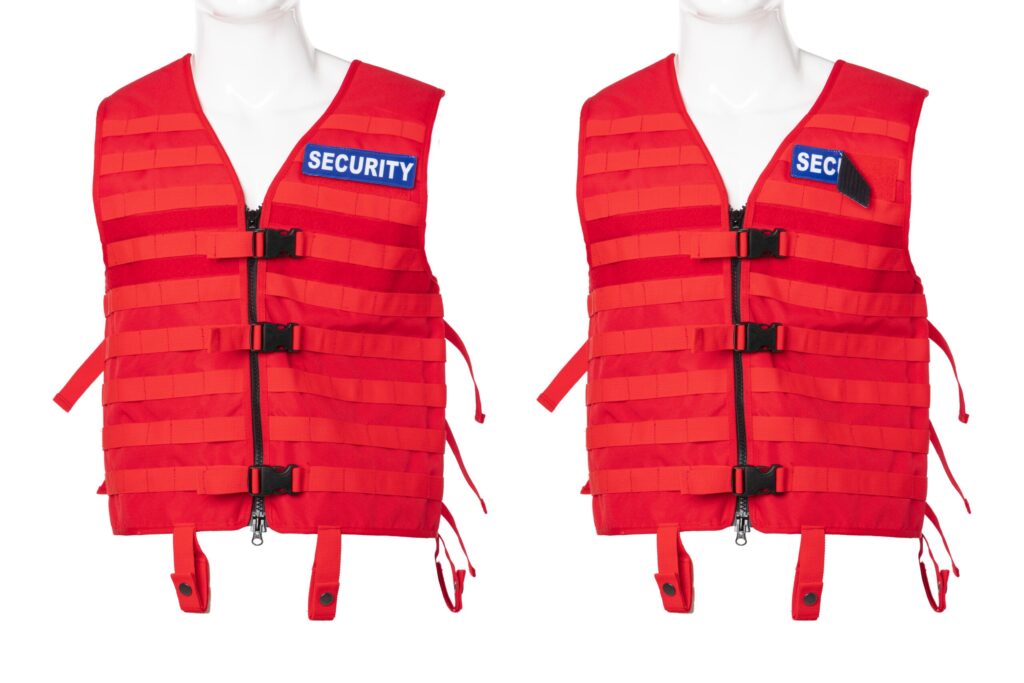 Gilet da intervento Molle rosso segnaletico