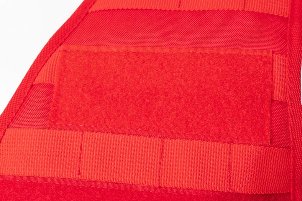 Gilet da intervento Molle rosso segnaletico