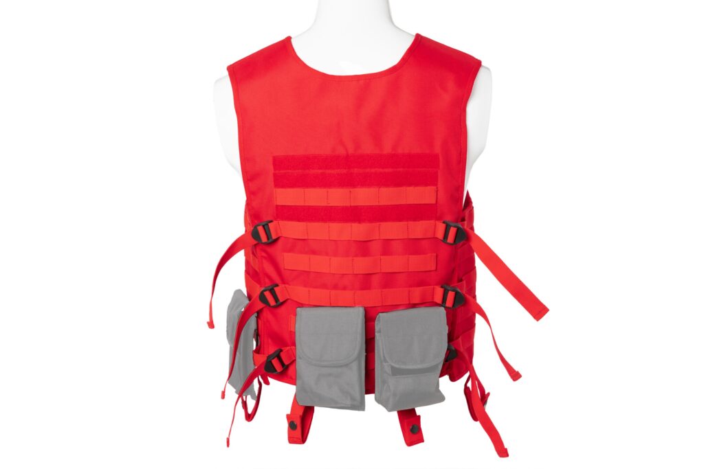 Gilet da intervento Molle rosso segnaleticoMolle Weste rot